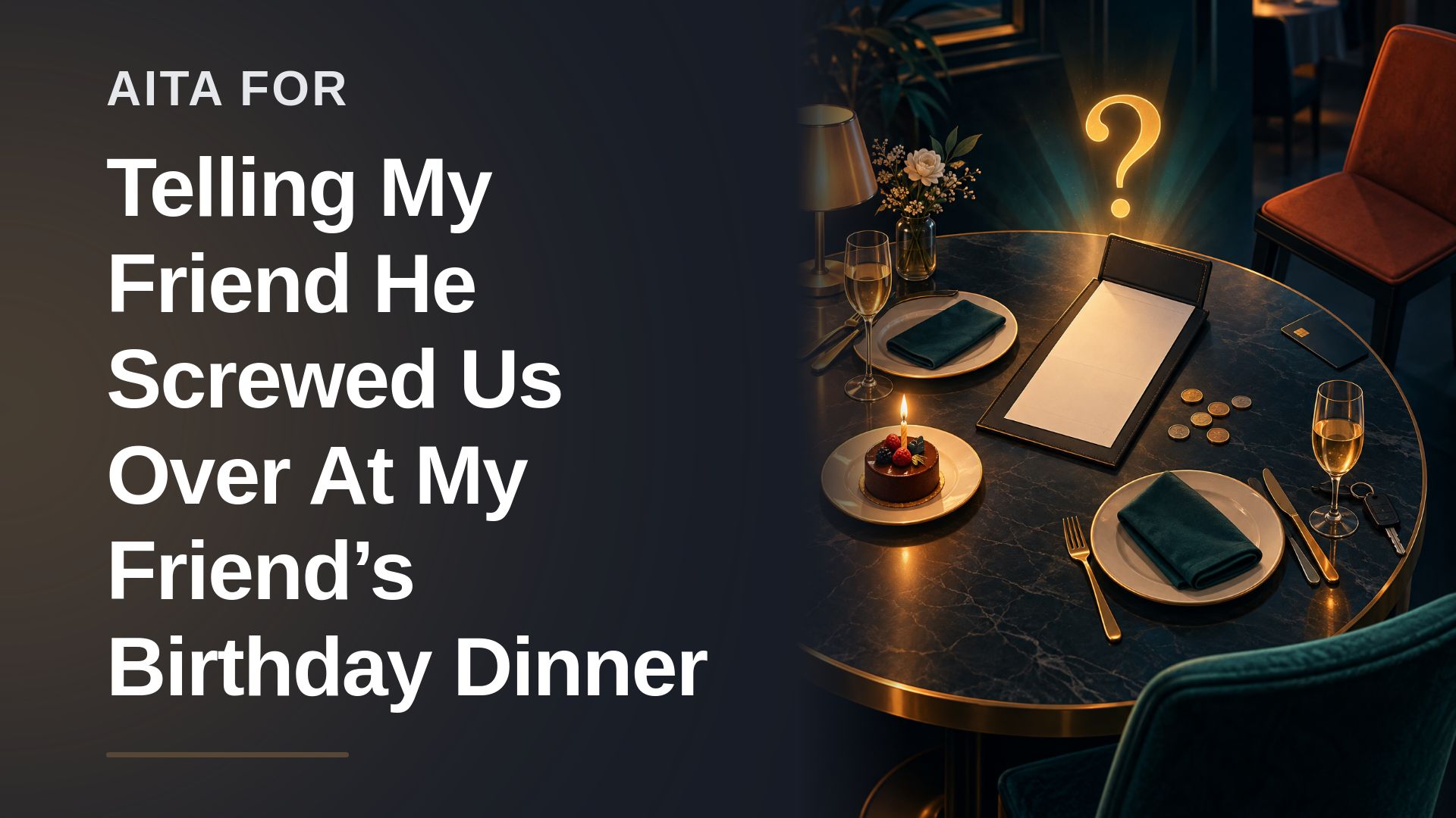 The Stranded Friend Who Confronted The Ultimate Gaslighter After He Ditched A Birthday Dinner He Insisted On Hosting