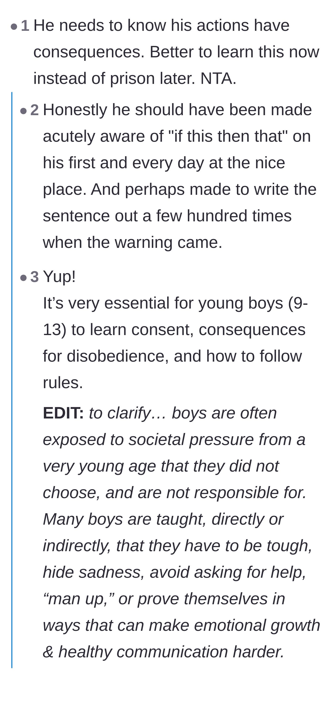 Comment thread 1 - A deep discussion about Oppositional Defiant Disorder and the tragic lack of resources for homeless families.