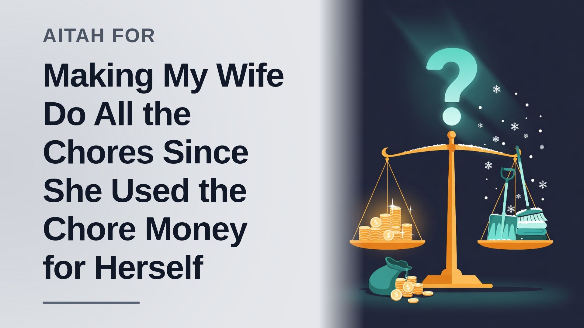 The Stubborn Breadwinner Who Watched His Wife Shovel Snow Over a Few Misappropriated Bucks