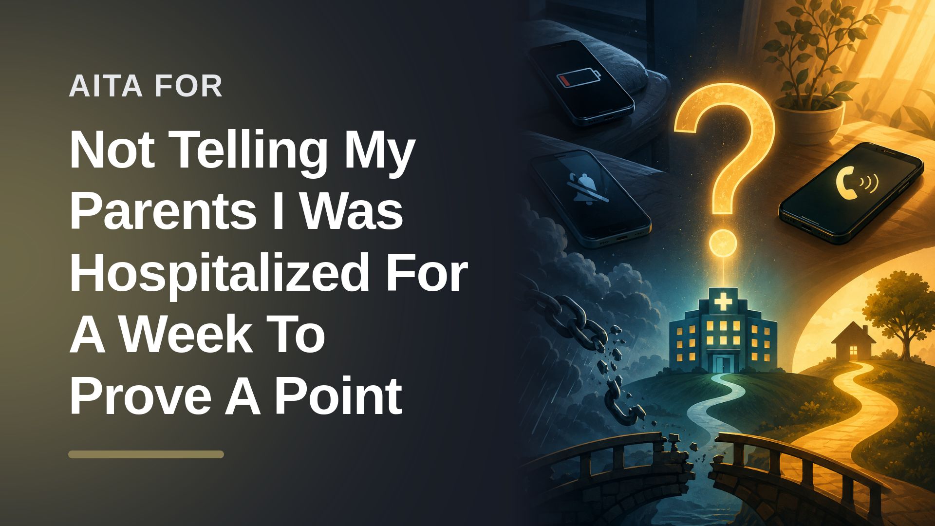 The Petty Avenger Who Hid A Hospital Stay To Teach Their Unreachable Parents A Lesson