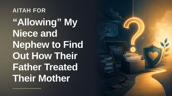 The Supportive Sibling Who Got Banished After Two Teens Uncovered Their Deadbeat Dad's Decades of Abuse