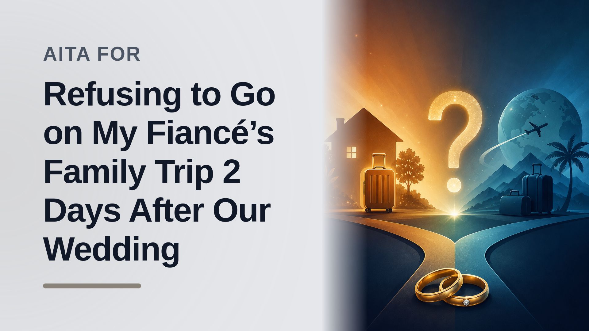The Boundary-Setting Bride Who Refused to Let Her Enmeshed Groom and Overbearing Mother-in-Law Hijack Her Honeymoon!