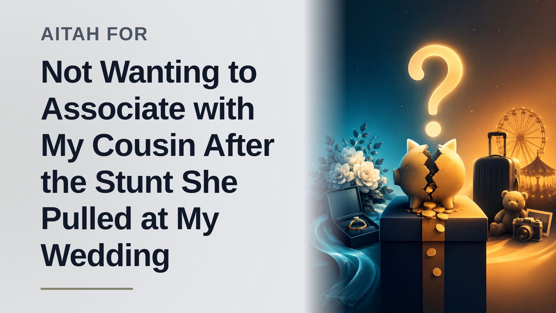 The Compromising Bride Who Drew a Hard Line Against Her Grifting Cousin
