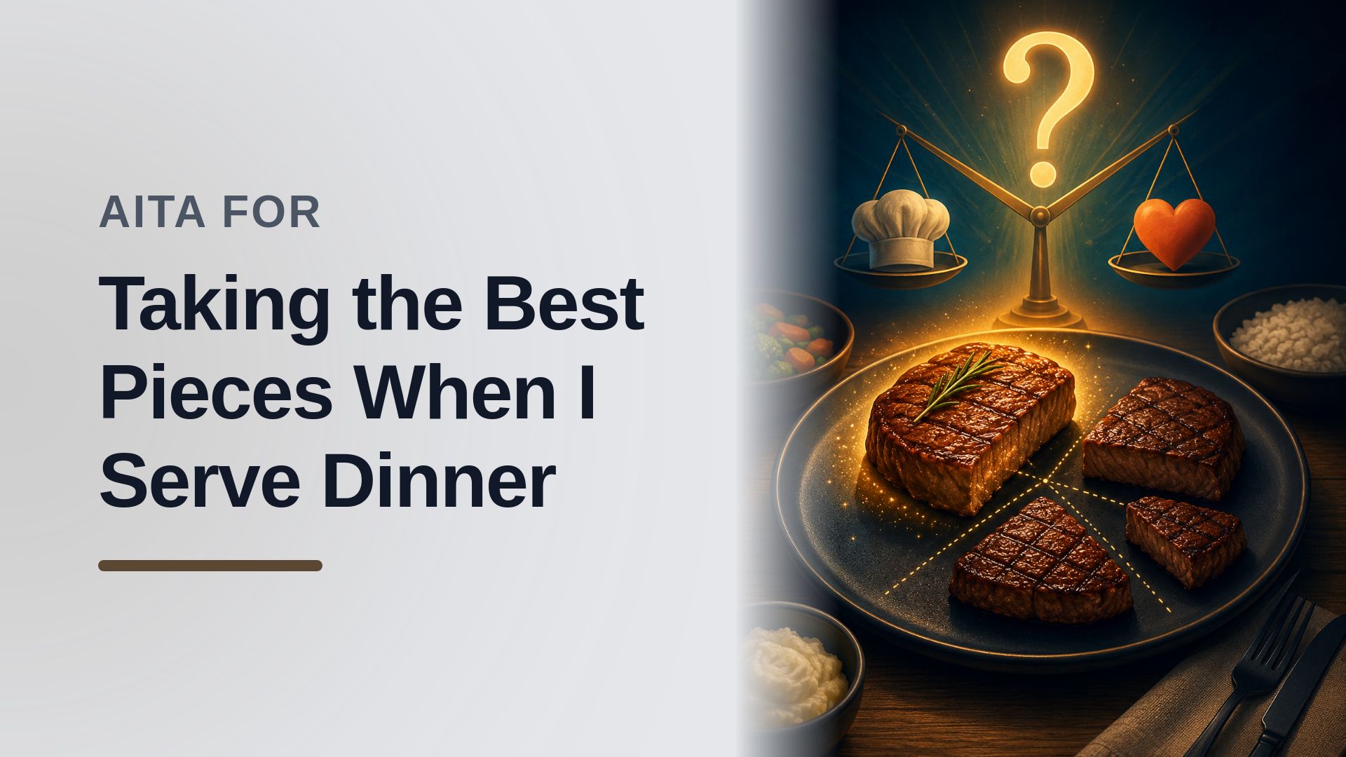 The Exhausted Provider Who Claimed the Best Cut of Meat Against The Nitpicking Partner