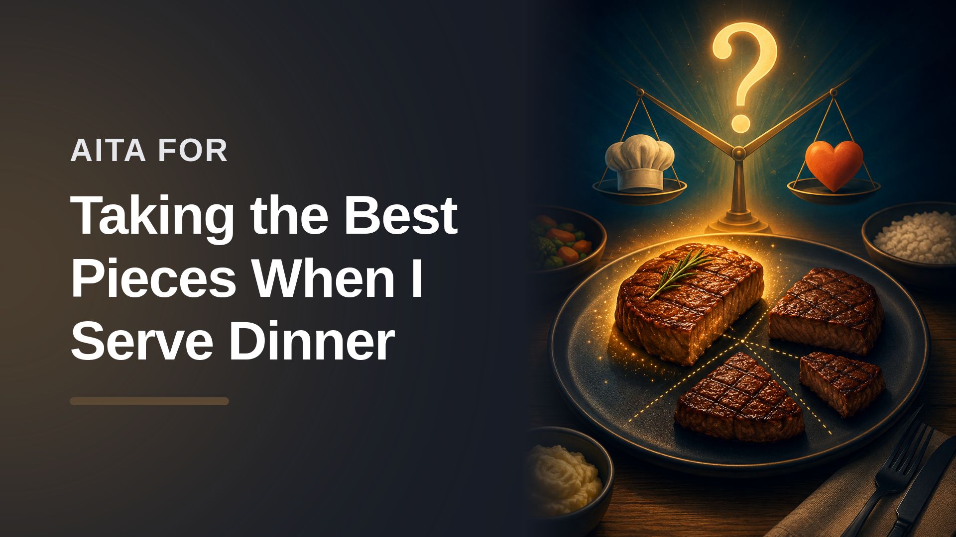 The Exhausted Provider Who Claimed the Best Cut of Meat Against The Nitpicking Partner