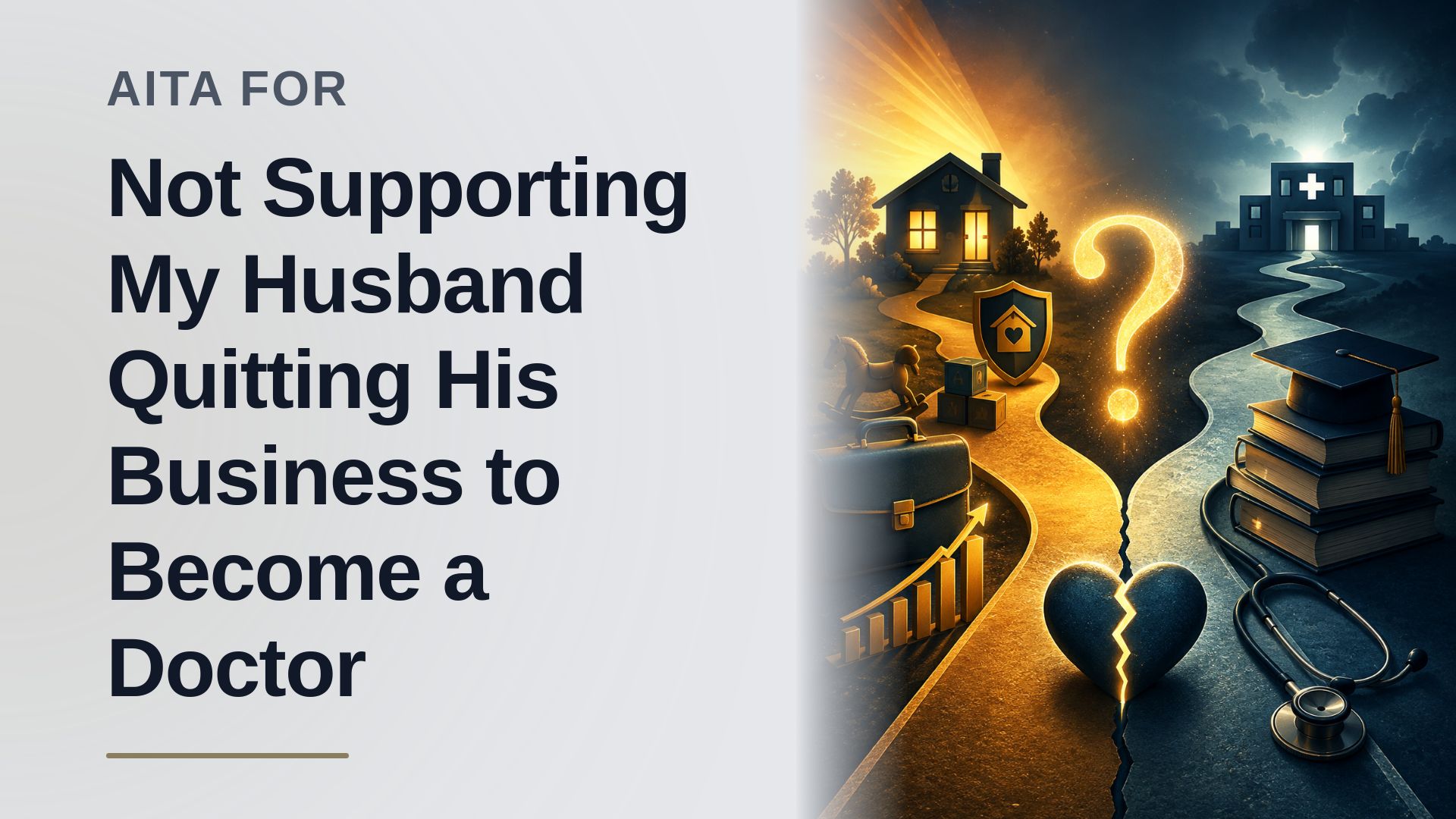 The Exhausted Wife Who Refused to Bankroll Her Grieving Husband's Ten-Year Medical School Fantasy