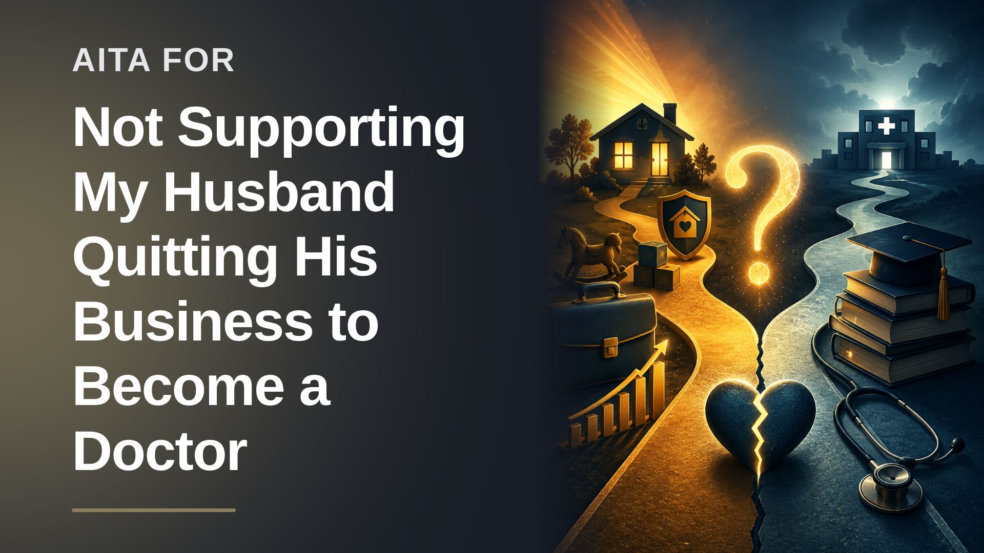 The Exhausted Wife Who Refused to Bankroll Her Grieving Husband's Ten-Year Medical School Fantasy