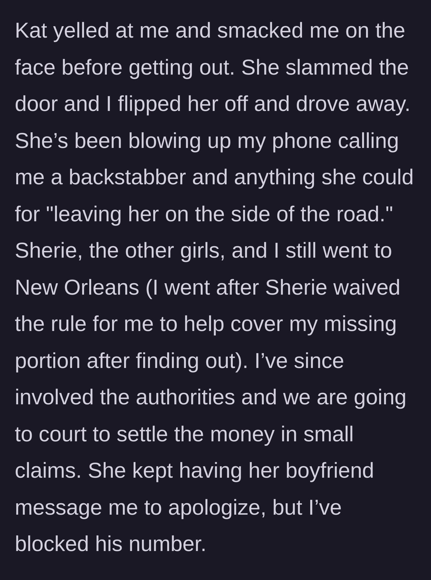 Story part 9 - The physical assault, the aftermath, and the impending lawsuit.