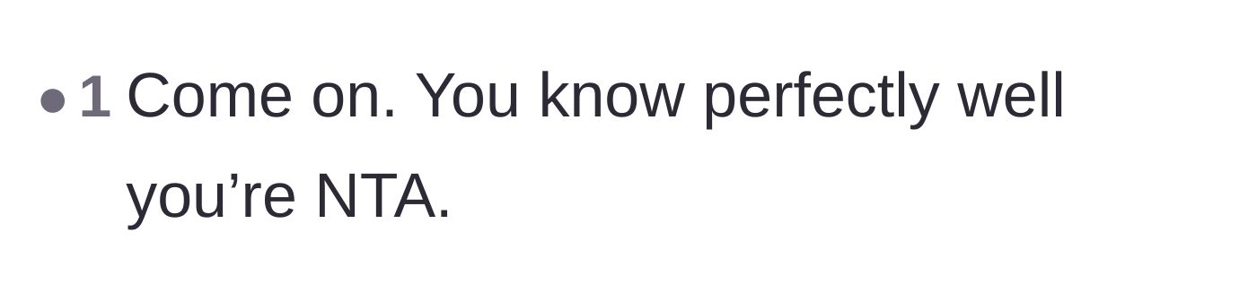 Comment thread 3 - A reader bluntly validating the author's right to take their own belongings without guilt.