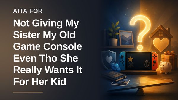 The Sentimental Brother Who Refused to Surrender His Cherished Console to an Entitled Mother