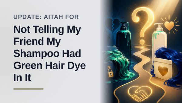 The Vindicated Guy Who Accidentally Dyed His Boundary-Crossing Friend's Hair Green