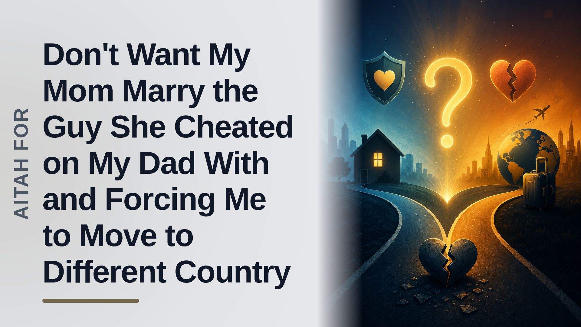 The Torn Son Who Refused to Move Across the World With the Home Wrecker