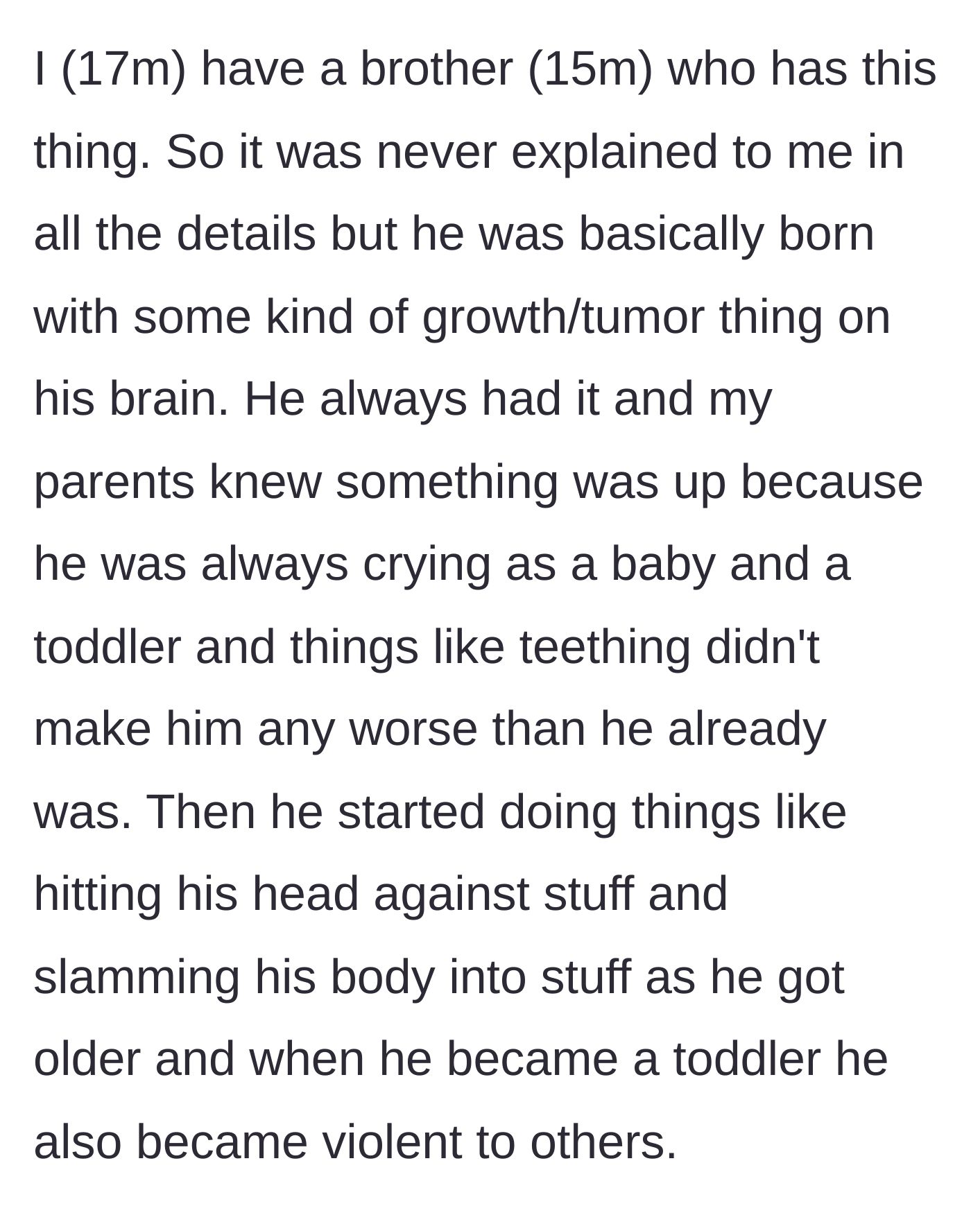 Story part 1 - A silhouette of a baby crying constantly, transitioning into an angry toddler.