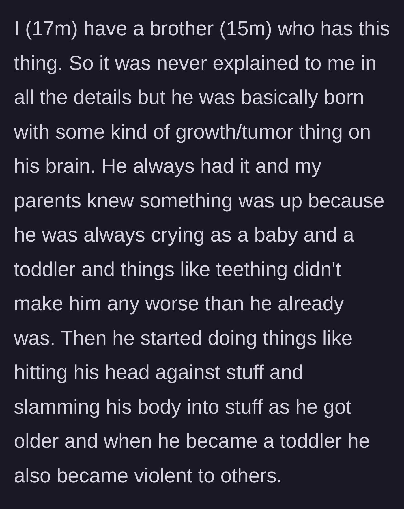 Story part 1 - A silhouette of a baby crying constantly, transitioning into an angry toddler.