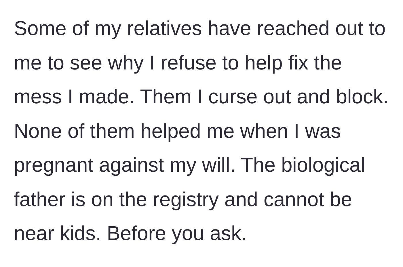 Story part 5 - A woman angrily blocking unsupportive relatives on her phone to protect her hard-earned peace.
