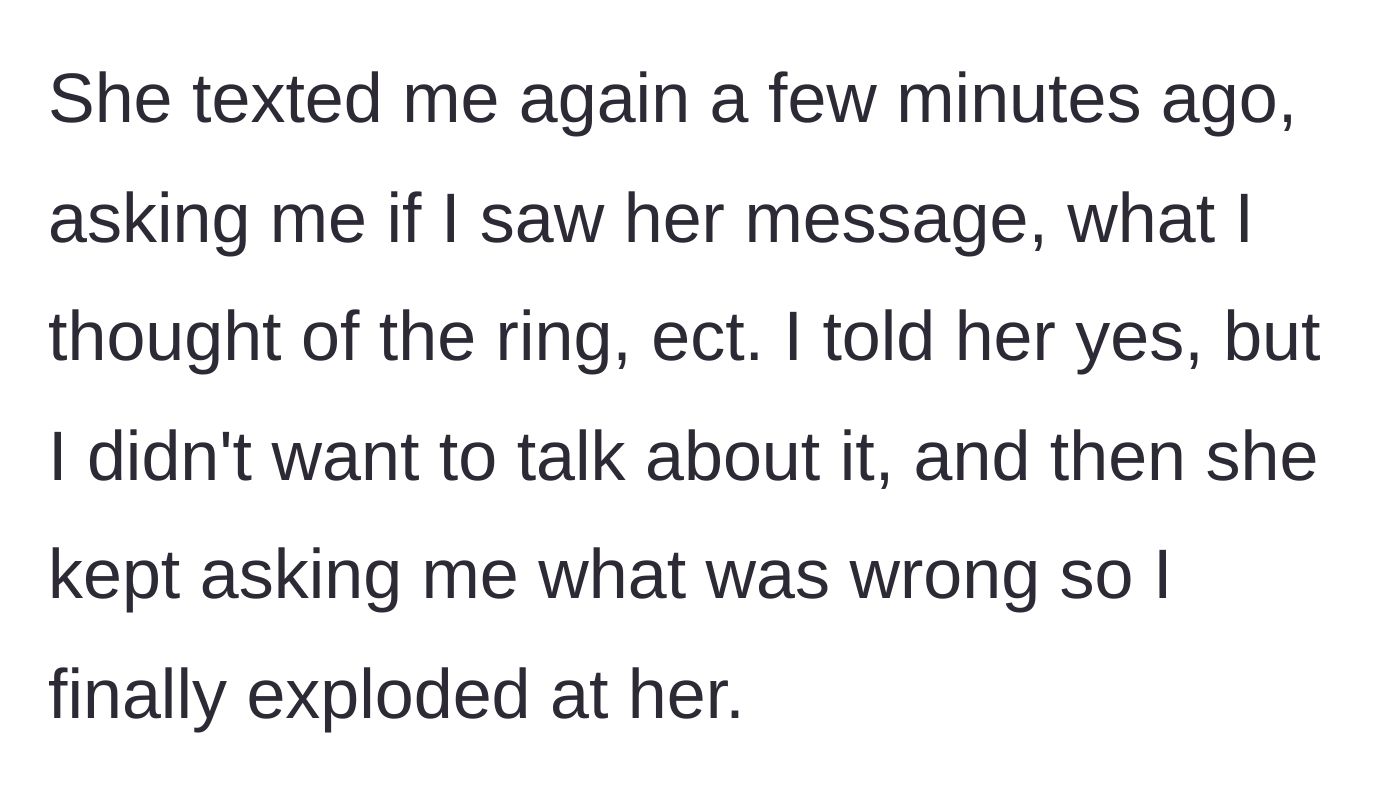Story part 4 - A barrage of incoming text messages demanding attention, pushing the narrator toward an impending explosion.