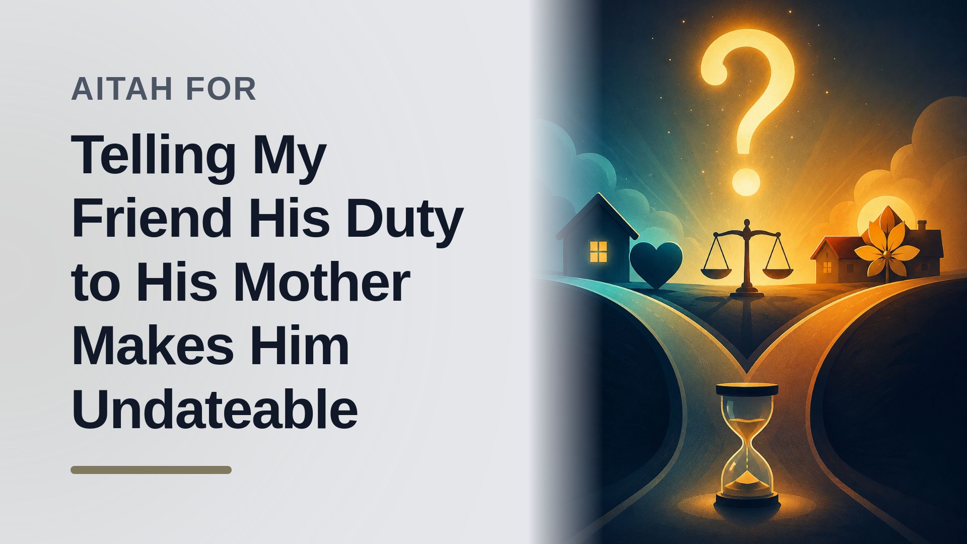 The Truth-Telling Bestie Who Finally Told a Devoted 'Mama’s Boy' Why He’s Perpetually Single