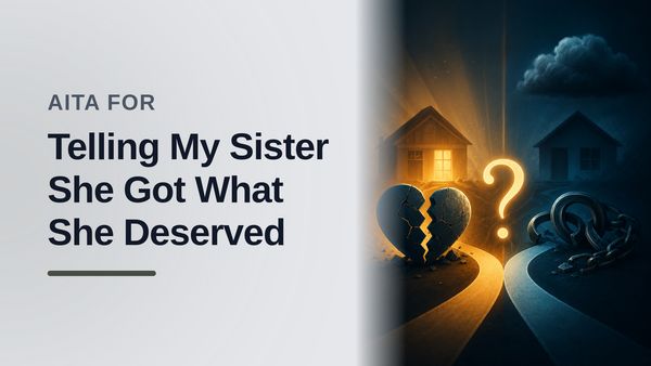 The Truth-Telling Sister Who Finally Snapped At Her Serial-Cheating Sibling