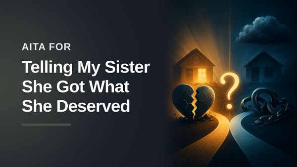 The Truth-Telling Sister Who Finally Snapped At Her Serial-Cheating Sibling