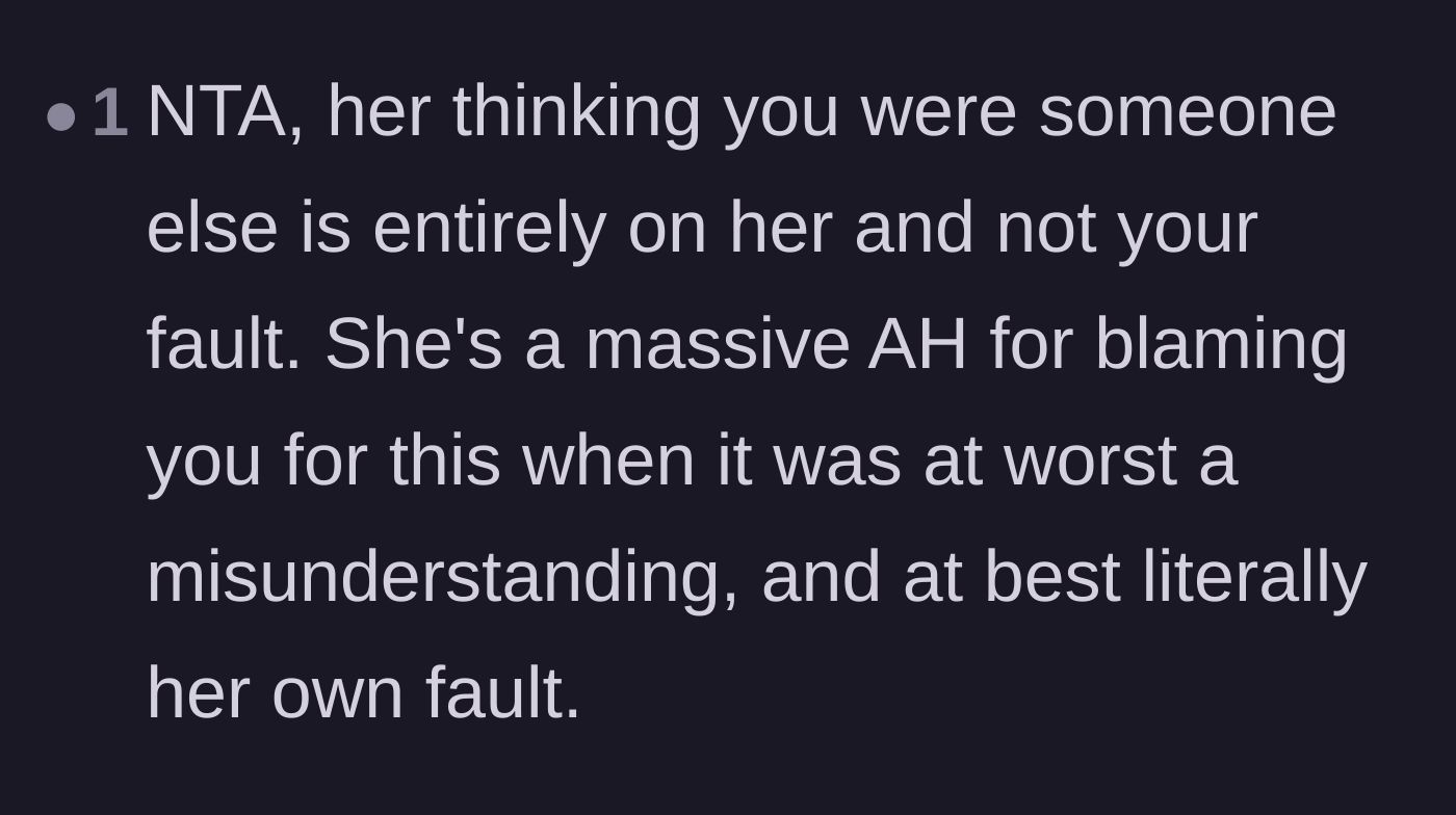 Comment thread 3 - A reader points out that the coworker's incorrect assumption is entirely her own fault.