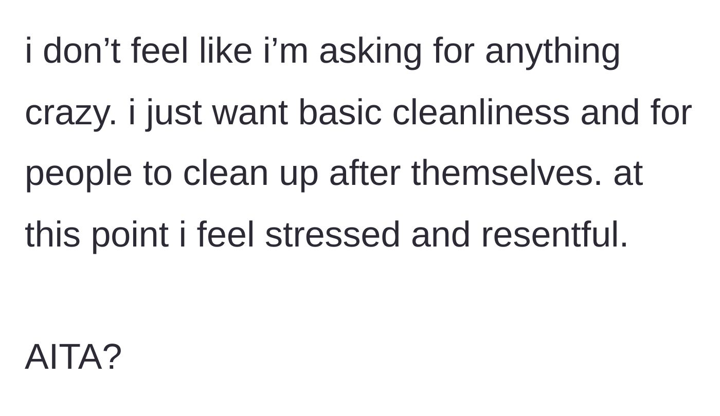 Story part 8 - Feeling stressed, resentful, and wondering if she is in the wrong