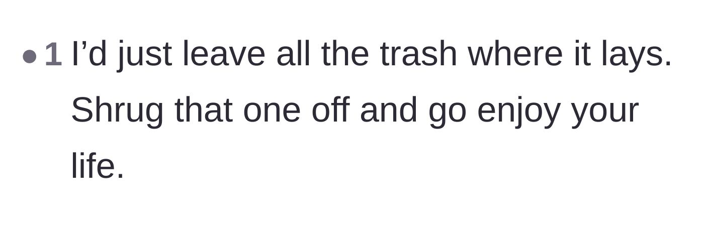 Comment thread 4 - Advice urging the bride to leave the trashy friends behind and enjoy her life.
