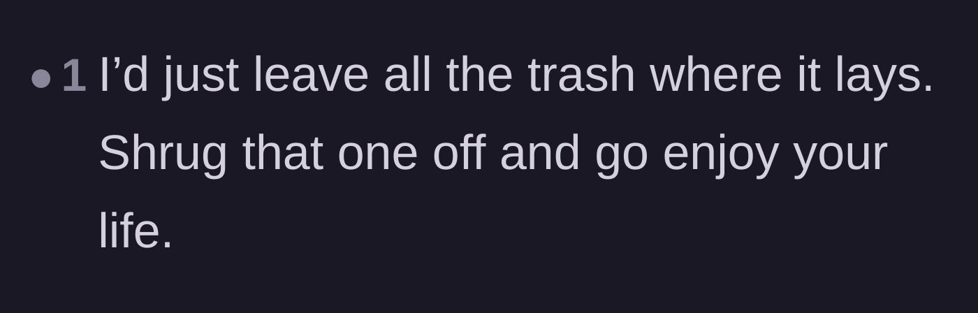 Comment thread 4 - Advice urging the bride to leave the trashy friends behind and enjoy her life.