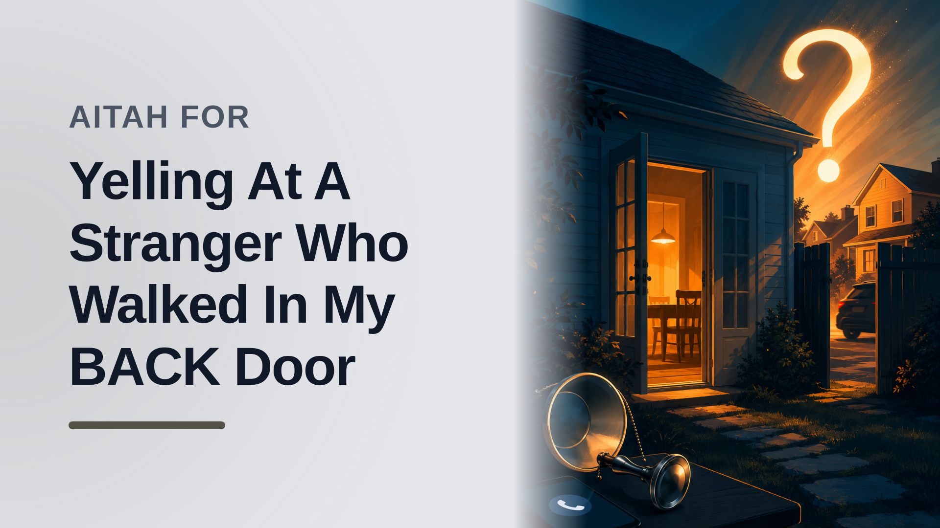 The Unsuspecting Homeowner Who Defended His Turf Against A Gaslighting Home Invader