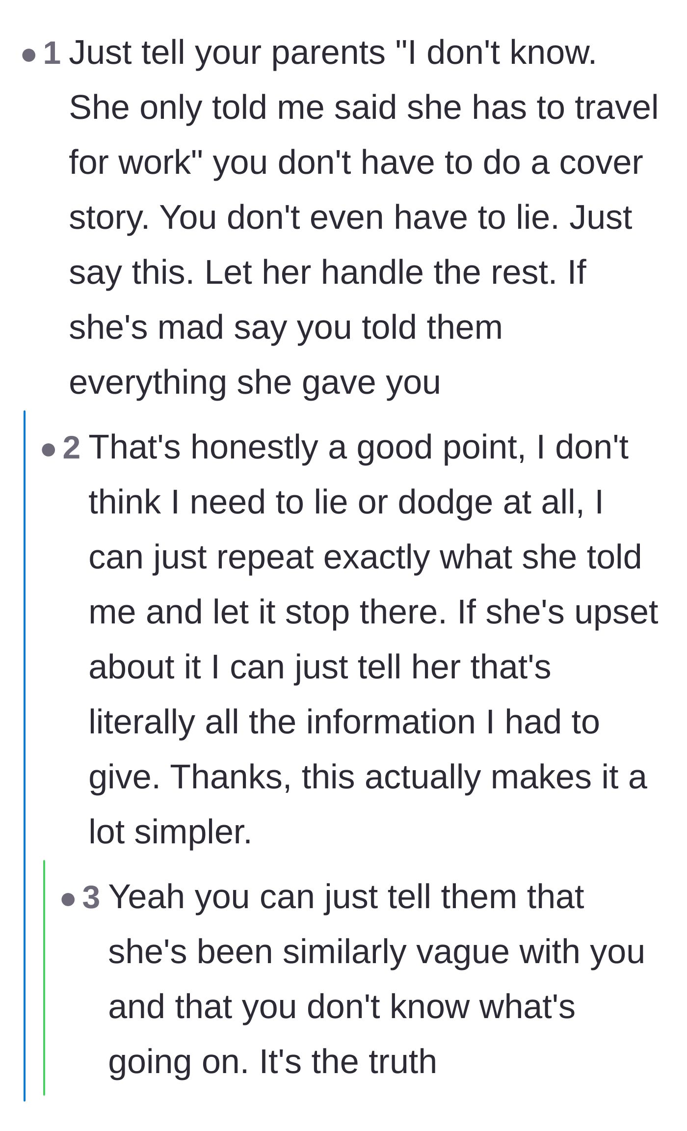 Comment thread 5 - A practical, stress-free script that gave the original poster a massive lightbulb moment in the replies.