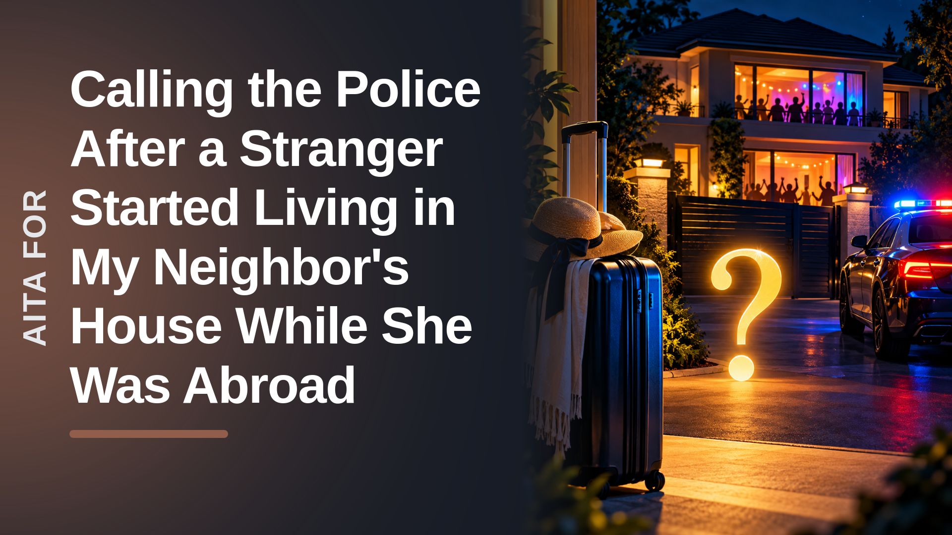 The Vigilant Neighbor Who Dialed 911 on an Absentee Homeowner's Evasive Guest