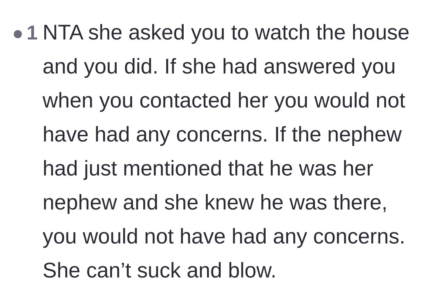 Comment thread 2 - Pointing out the homeowner's hypocrisy for ignoring urgent messages and then getting angry at the outcome.