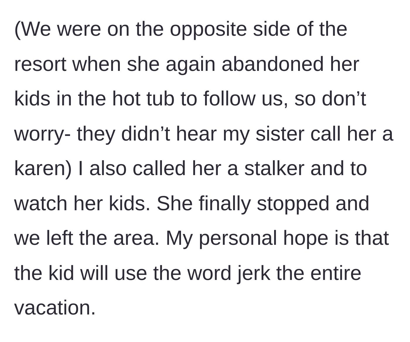 Story part 5 - The confrontation continues across the resort property.