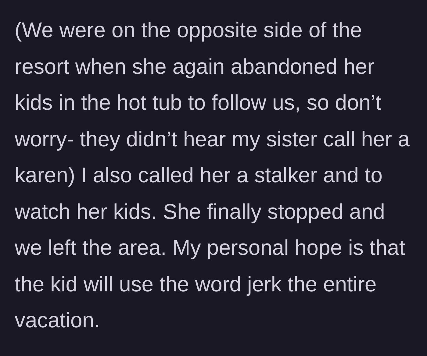 Story part 5 - The confrontation continues across the resort property.