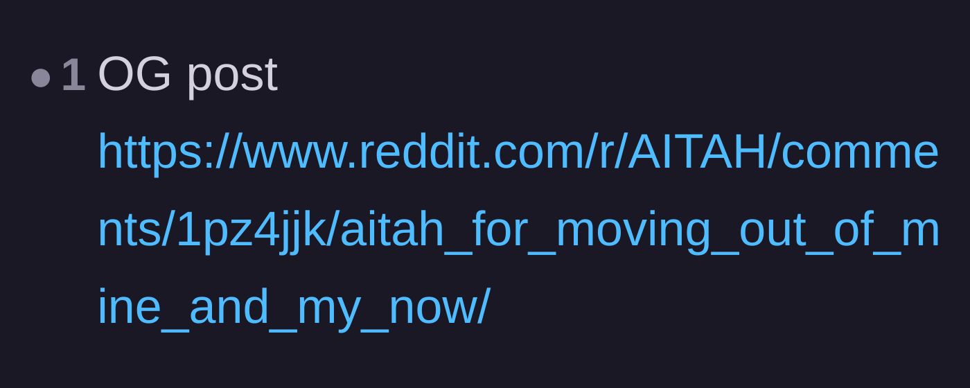 Comment thread 4 - A helpful link directing readers back to the original post for full context.