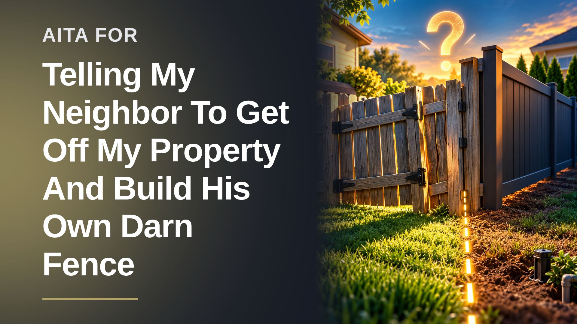 The Vindicated Homeowner Who Dropped the Hammer on an Entitled Neighbor's Hypocrisy