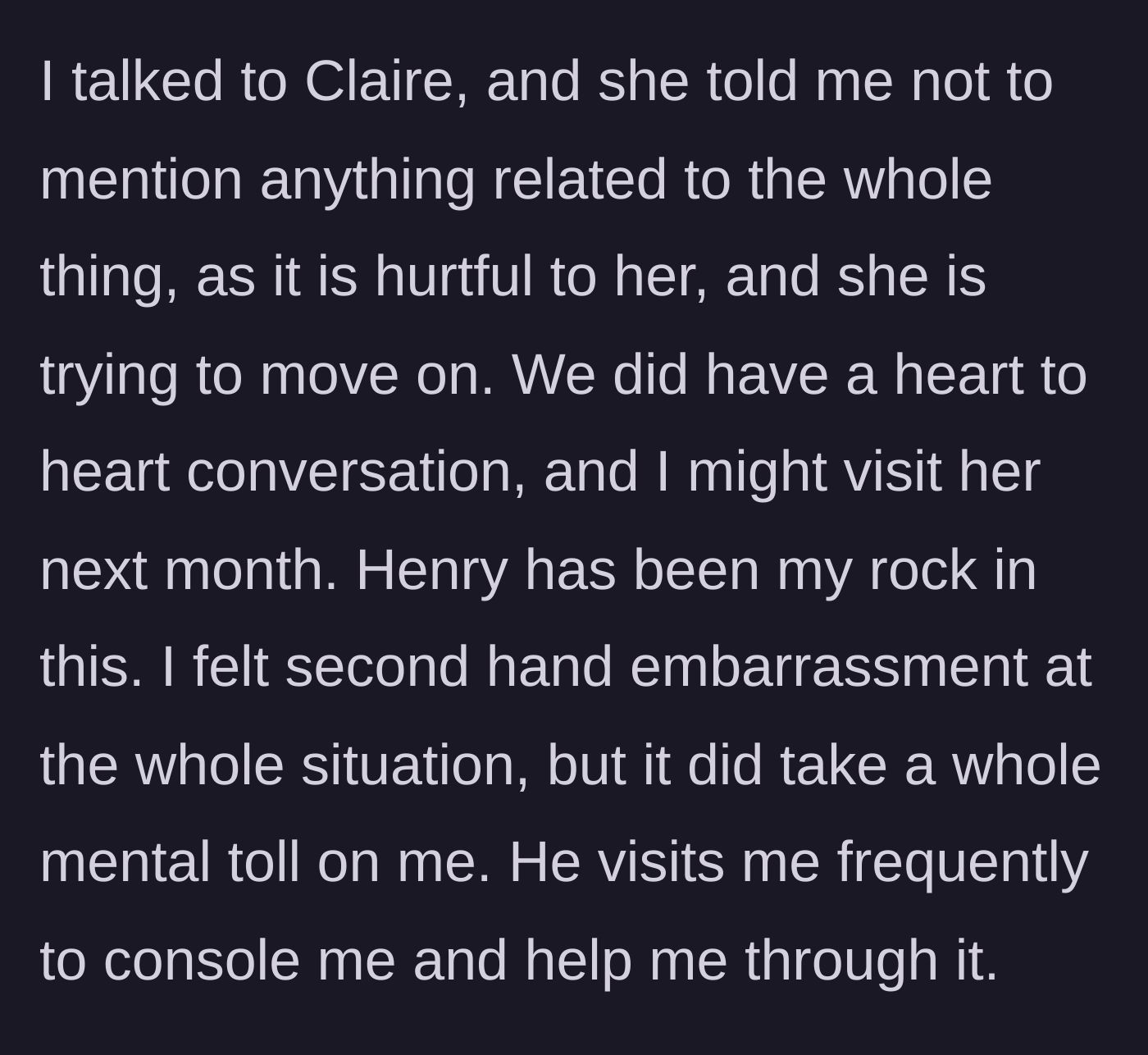 Story part 3 - The main character relies on supportive friends to navigate the emotional toll.