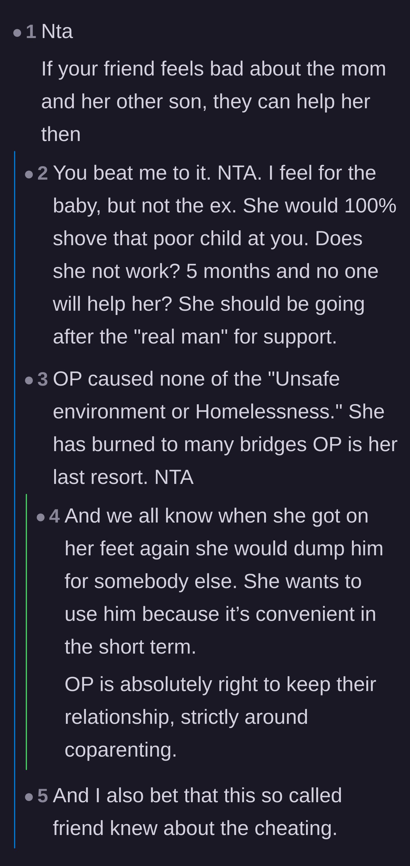 Comment thread 2 - Commenters calling out the mutual friend's hypocrisy and suggesting they open their own wallet to help the ex.