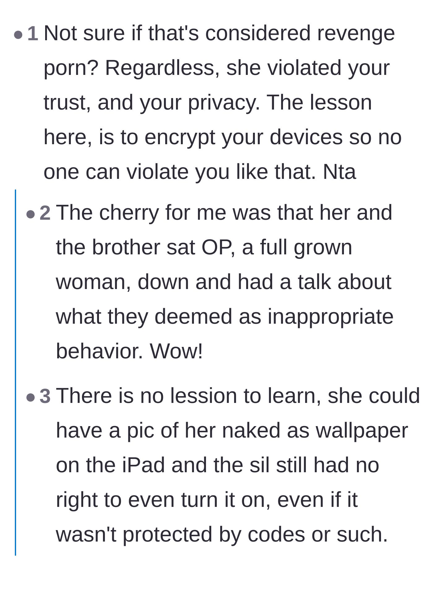 Comment thread 3 - Readers calling out the hypocrisy of the intervention and speculating on the family's toxic dynamics.