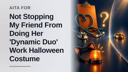 The Voice Of Reason Who Refused To Take The Fall For An Oblivious Colleague's 'Work Spouse' Costume Disaster