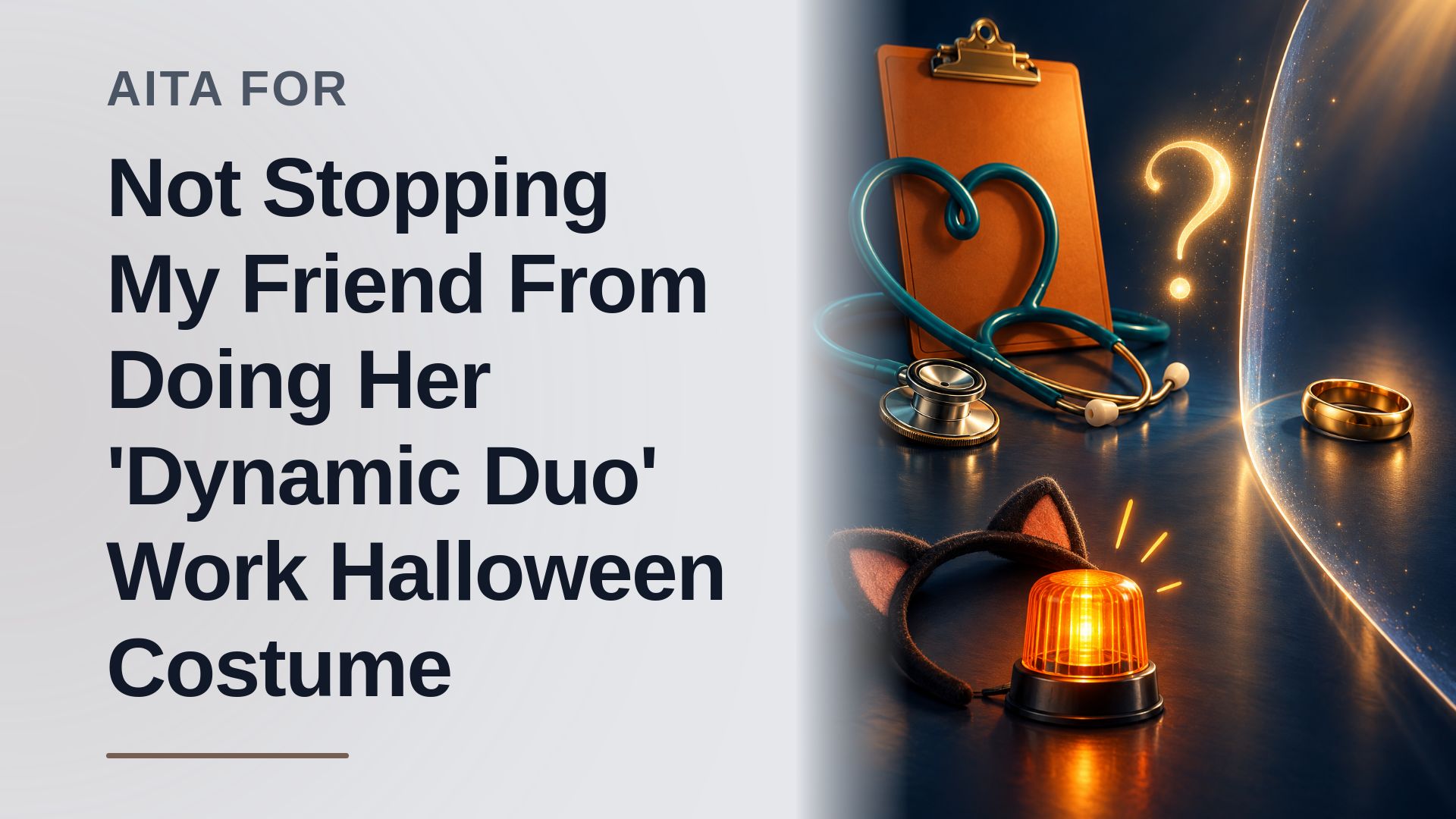 The Voice Of Reason Who Refused To Take The Fall For An Oblivious Colleague's 'Work Spouse' Costume Disaster