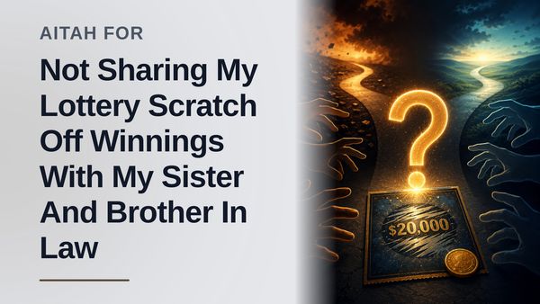 The Voice of Reason Who Defended His Jackpot Against a Financially Reckless Brother-In-Law