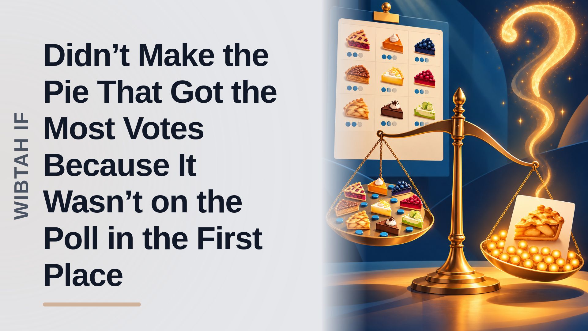 The Volunteer Office Baker Who Threatened to Veto a Rogue Colleague's Write-In Pie Campaign