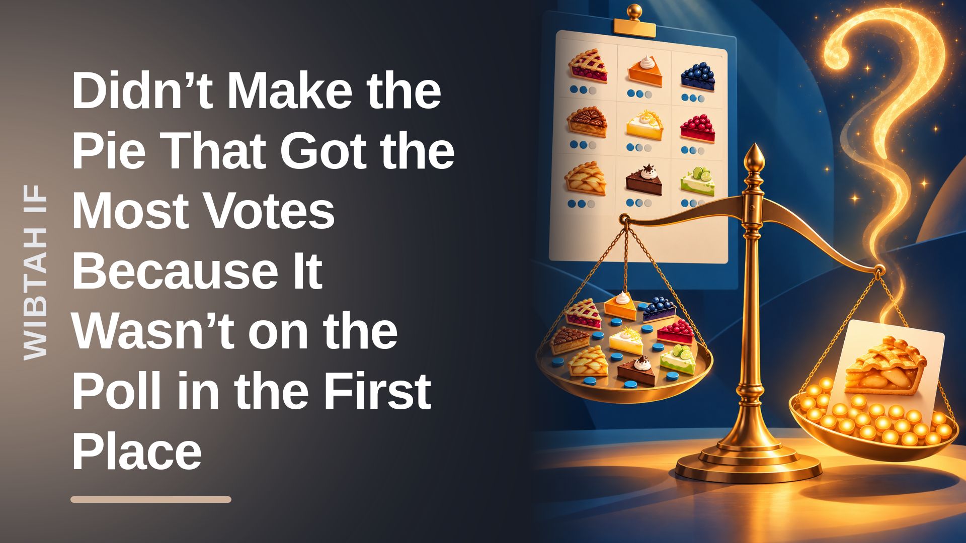 The Volunteer Office Baker Who Threatened to Veto a Rogue Colleague's Write-In Pie Campaign