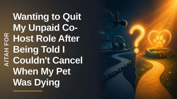 The Dedicated Volunteer Who Quit on a Hypocritical 'Mental Health' Host Over a Dying Pet