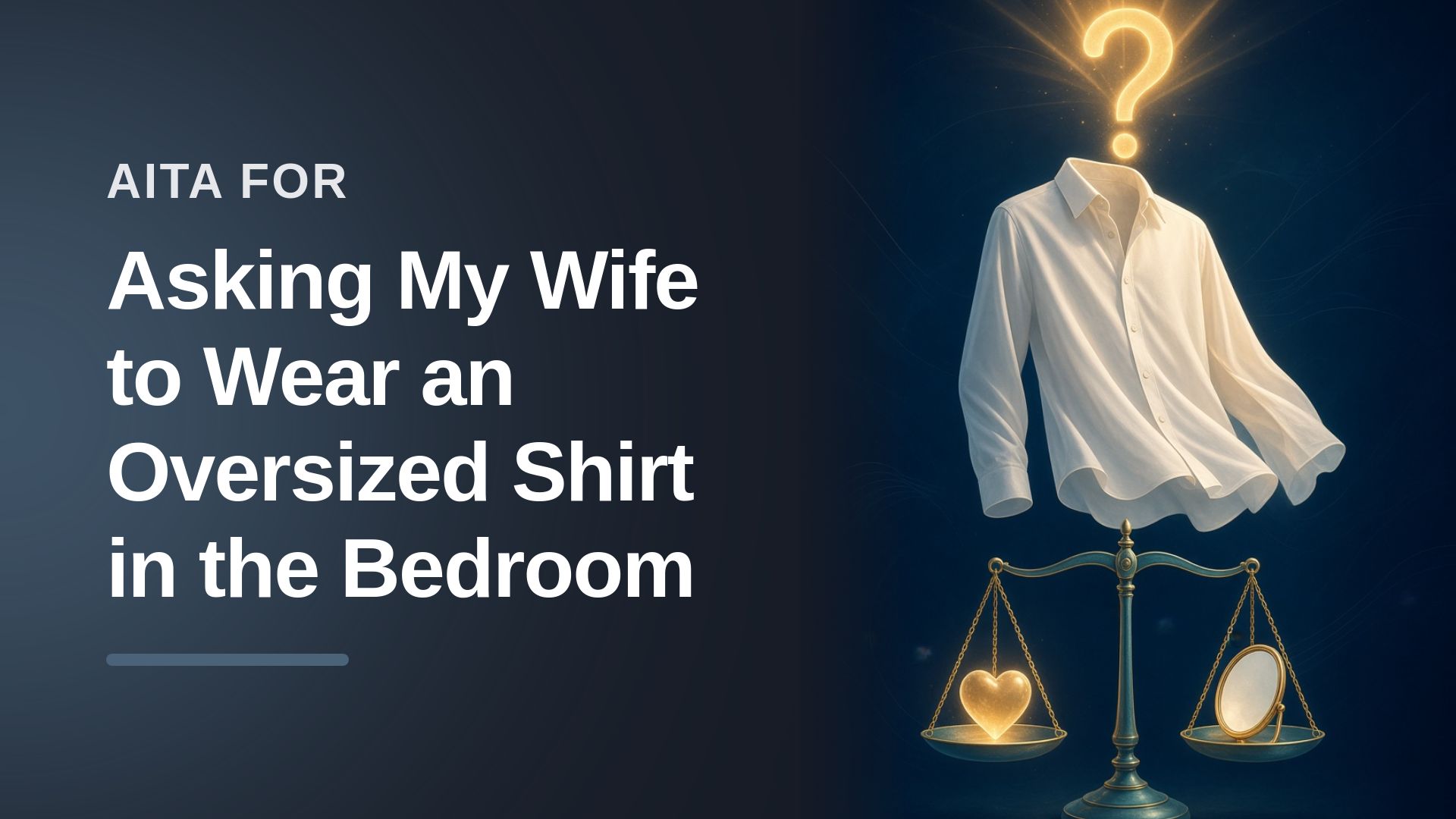 The Well-Intentioned Husband Who Accidentally Crushed His Insecure Wife's Self-Esteem