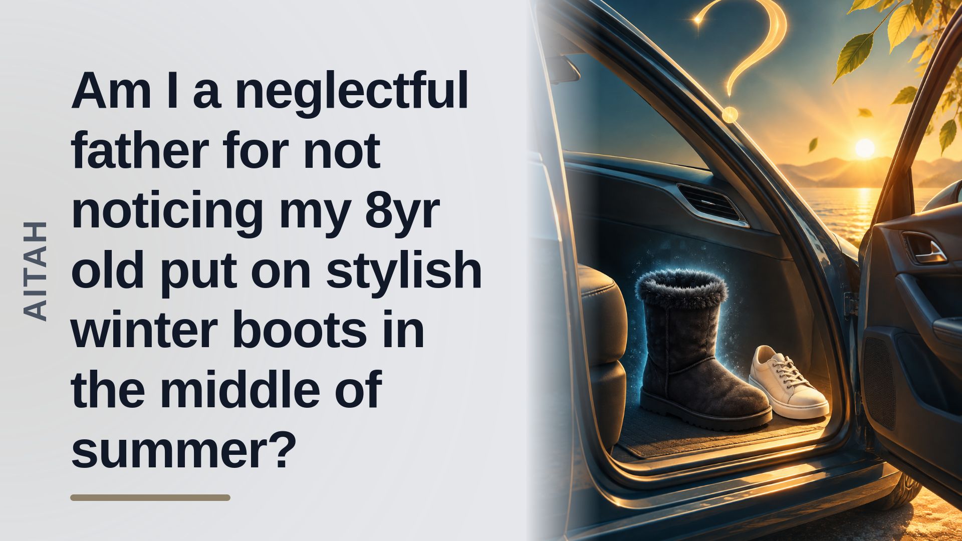 The Well-Meaning Father Who Stood Accused Of Neglect By His Overbearing In-Laws Over A Pair Of Winter Boots