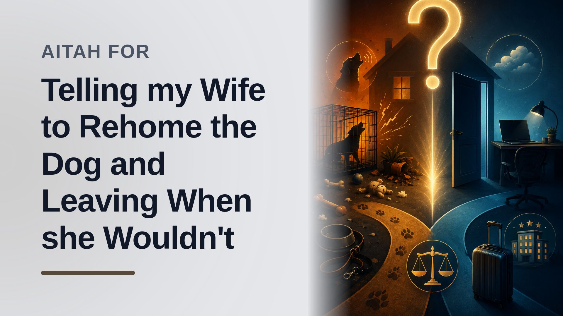 The Work-From-Home Husband Who Checked Into a Hotel Over an Unwanted Coonhound Puppy
