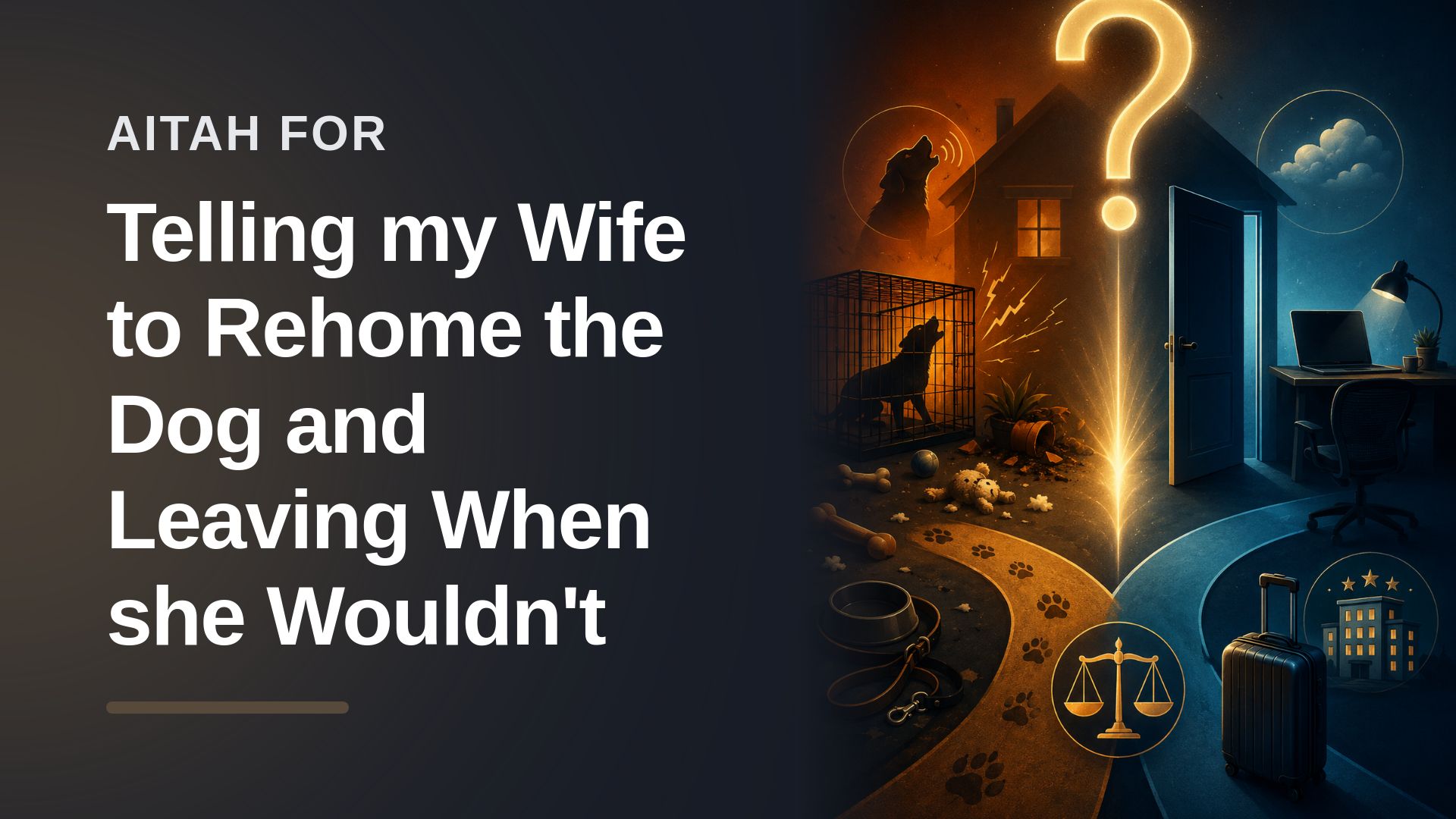 The Work-From-Home Husband Who Checked Into a Hotel Over an Unwanted Coonhound Puppy