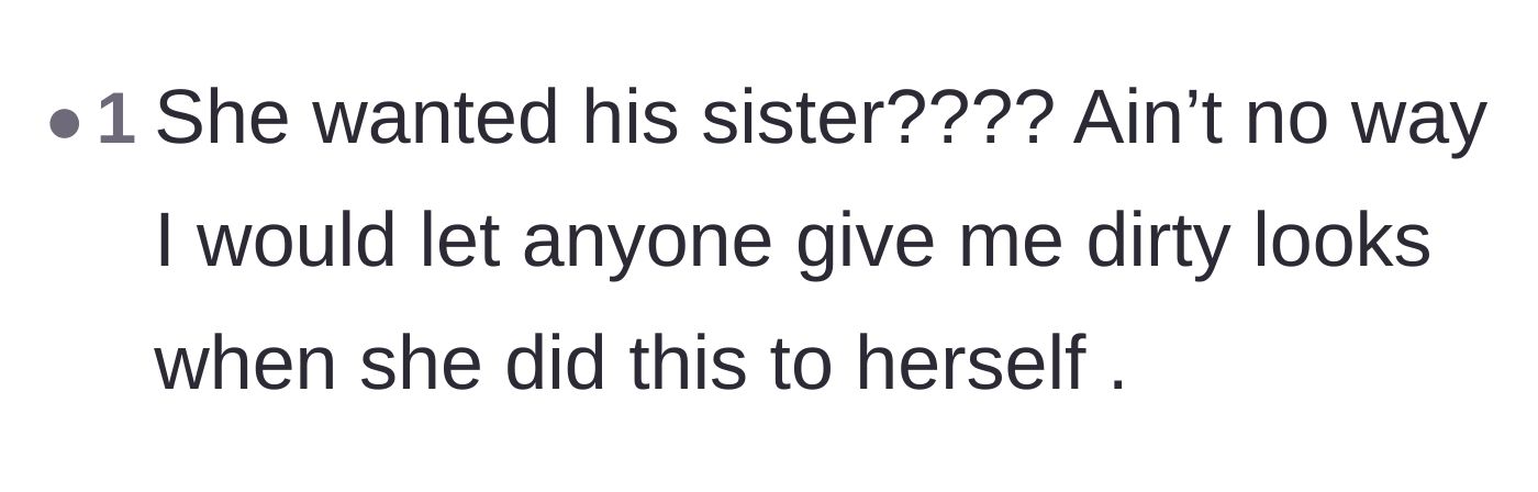 Comment thread 1 - Expressing disbelief over the messy breakup details and rejecting the office clique's judgment