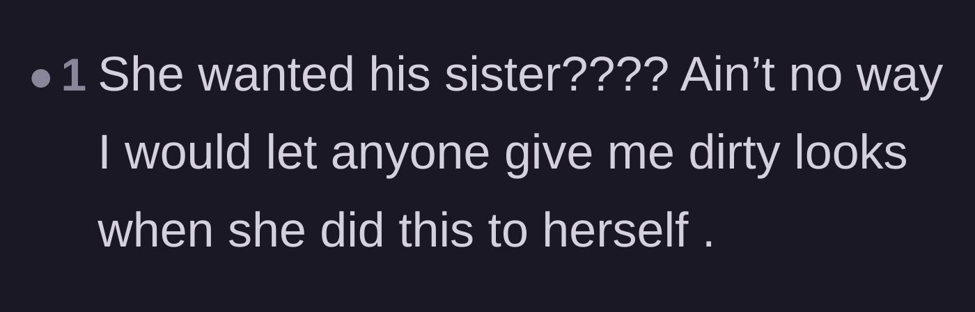 Comment thread 1 - Expressing disbelief over the messy breakup details and rejecting the office clique's judgment
